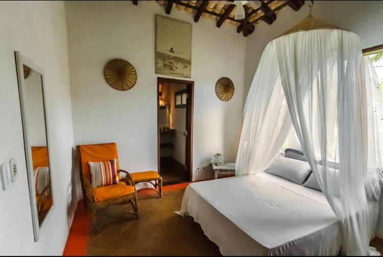 プライア・ド・エスペーリョ Espelho Bahia Blue House Bed & Breakfast エクステリア 写真