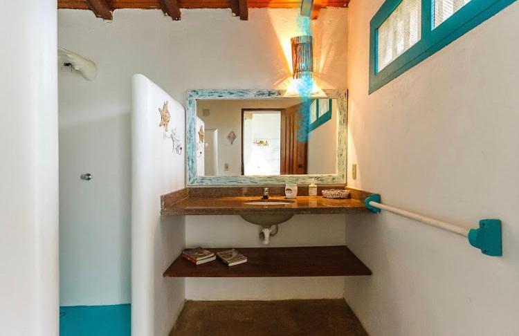 プライア・ド・エスペーリョ Espelho Bahia Blue House Bed & Breakfast エクステリア 写真