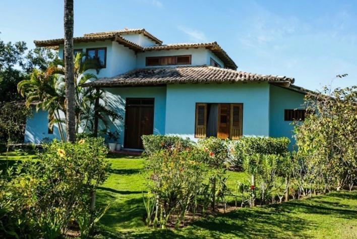 プライア・ド・エスペーリョ Espelho Bahia Blue House Bed & Breakfast エクステリア 写真