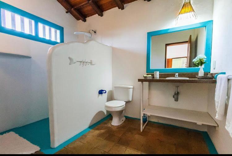 プライア・ド・エスペーリョ Espelho Bahia Blue House Bed & Breakfast エクステリア 写真