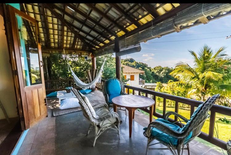 プライア・ド・エスペーリョ Espelho Bahia Blue House Bed & Breakfast エクステリア 写真