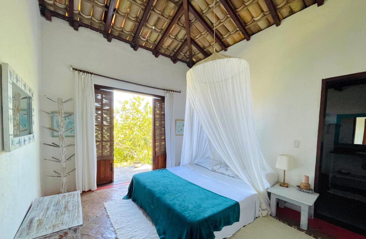 プライア・ド・エスペーリョ Espelho Bahia Blue House Bed & Breakfast エクステリア 写真
