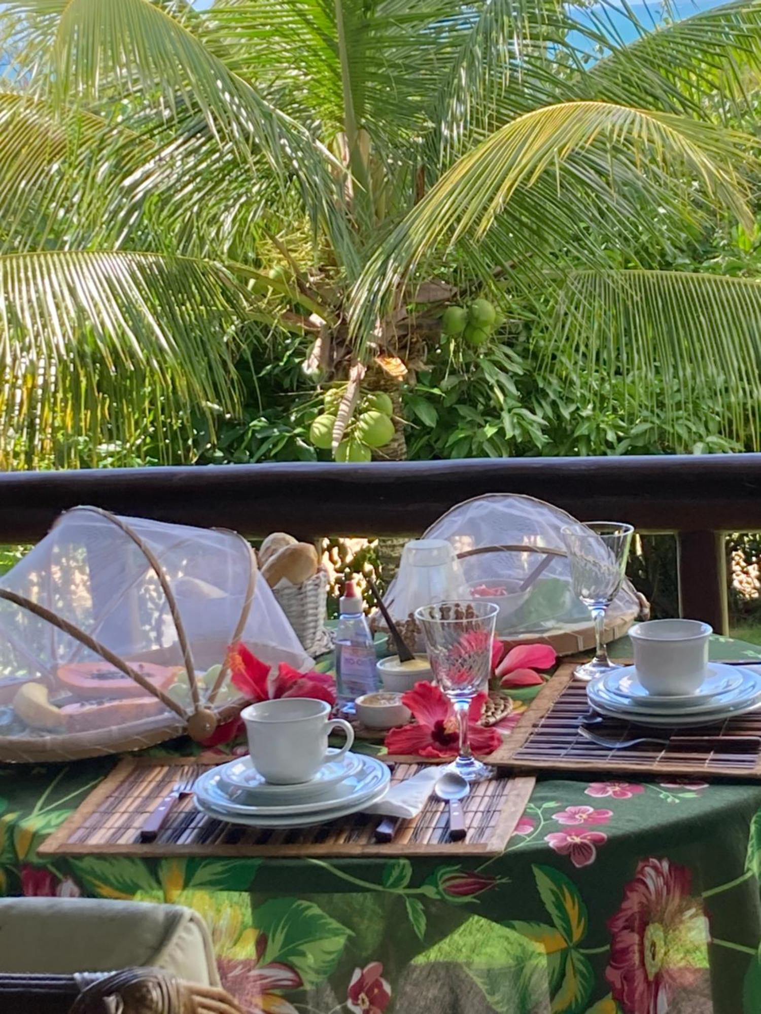プライア・ド・エスペーリョ Espelho Bahia Blue House Bed & Breakfast エクステリア 写真