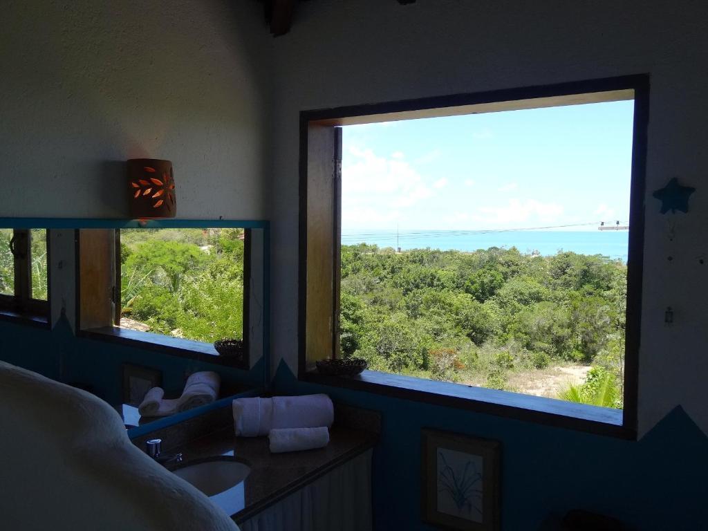 プライア・ド・エスペーリョ Espelho Bahia Blue House Bed & Breakfast 部屋 写真