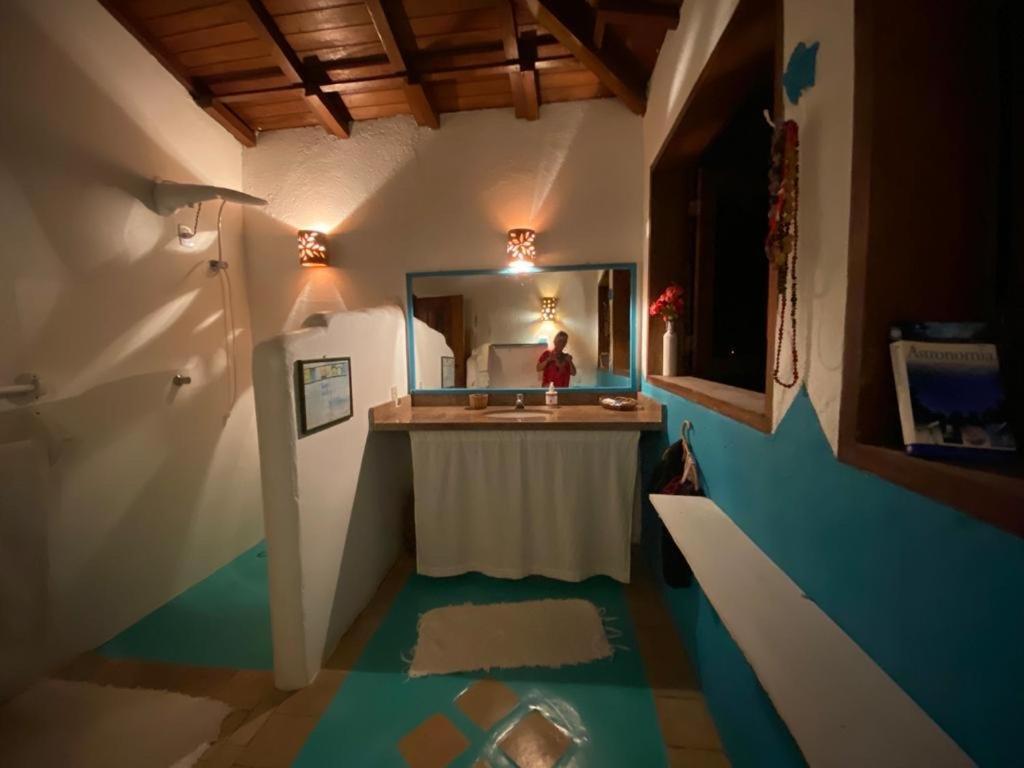 プライア・ド・エスペーリョ Espelho Bahia Blue House Bed & Breakfast エクステリア 写真